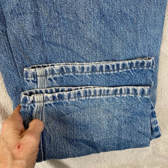 Dickies Mens Carpenter Jeans 36x30 Cargo Straight Workwear Blue Denim Relaxed - Picture 10 of 12